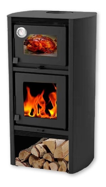 Calefactor Horno Doble Combustion Metavila Lyon + Kit Techo - Imagen 2