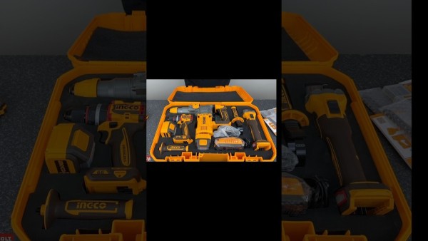 Kit Taladro Ator. Perc. + Amoladora + Roto Ingco Cosli241183 - Imagen 2