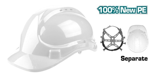 Casco Obra Certificado Seguridad Blanco Tsp2609 - Imagen 2