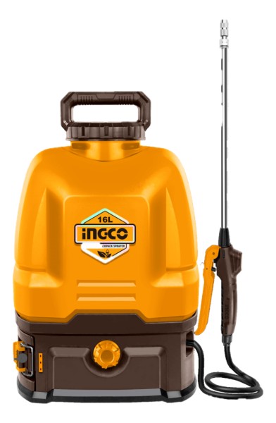 Fumigador Pulverizador Ingco 20v Tipo Mochila, 16l Sin Bat