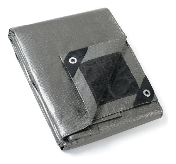 Lona Reforzada Con Protección Uv Gris 6x5 Metros Jadever